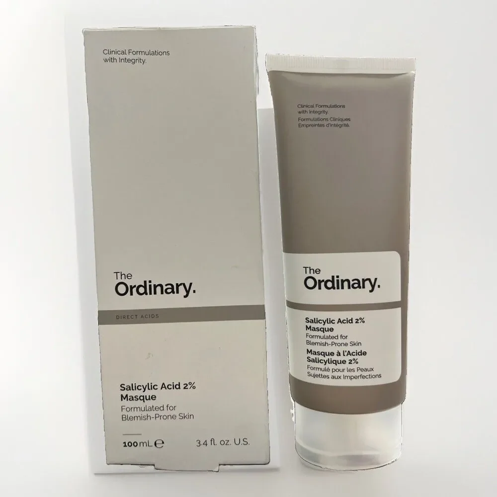 The Ordinary Salicylic Acid 2% Masque Blemish Prone Skin 3.4oz Large Size Acne